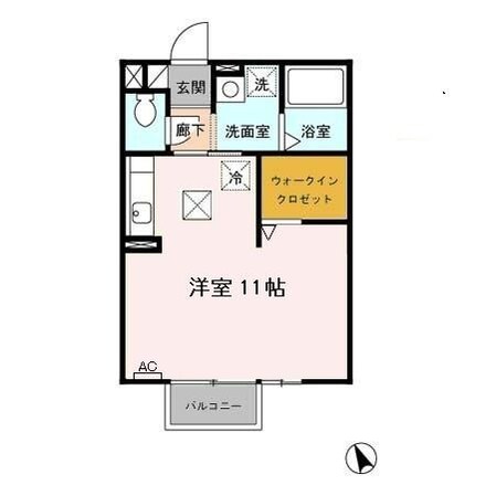 高茶屋駅 徒歩15分 1階の物件間取画像